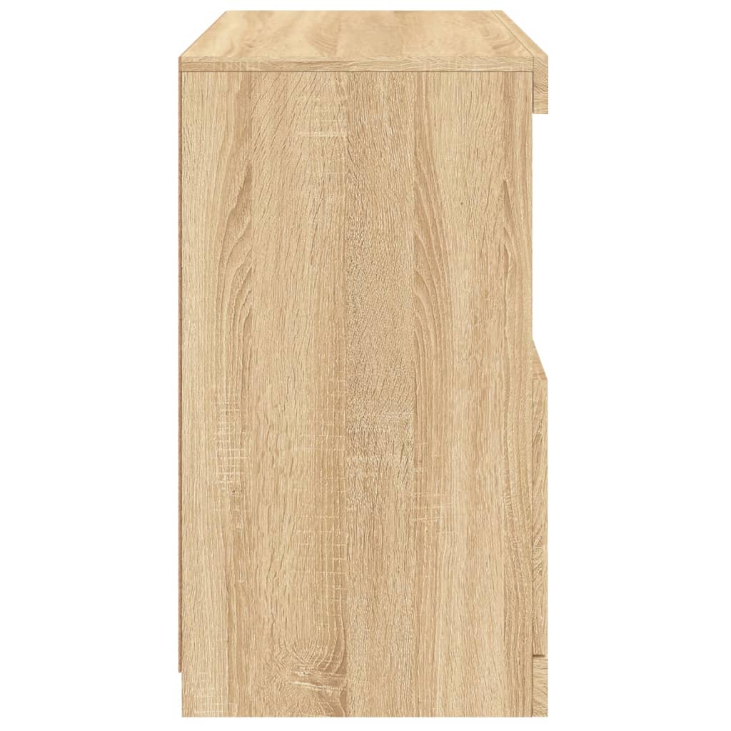 Sideboard With Led Lights 60X37X67 Cm