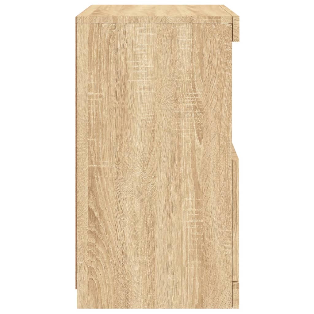 Sideboard With Led Lights 41X37X67 Cm