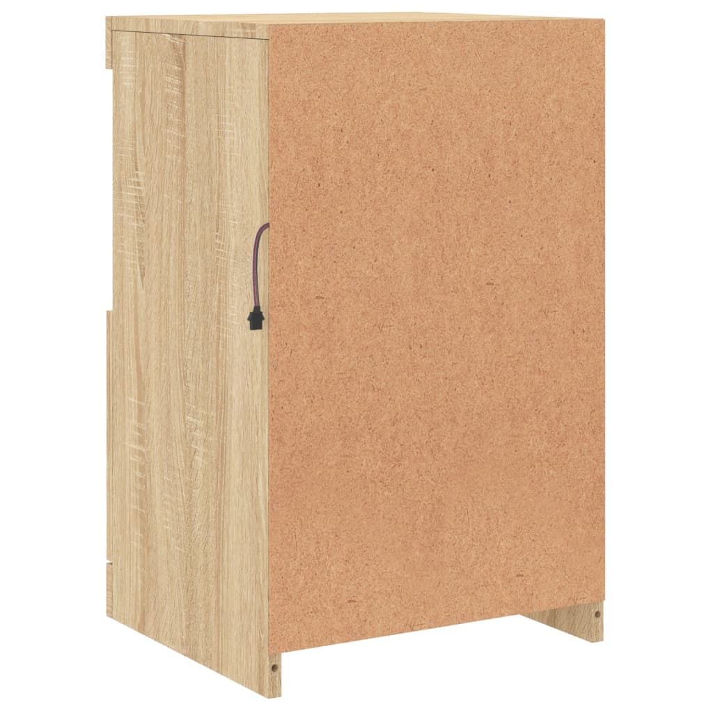 Sideboard With Led Lights 41X37X67 Cm