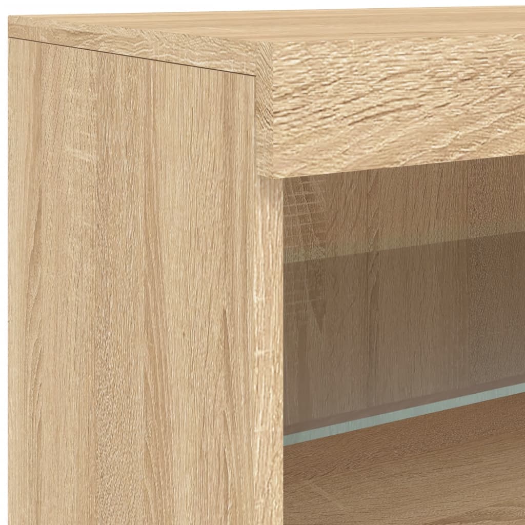 Sideboard With Led Lights 41X37X67 Cm