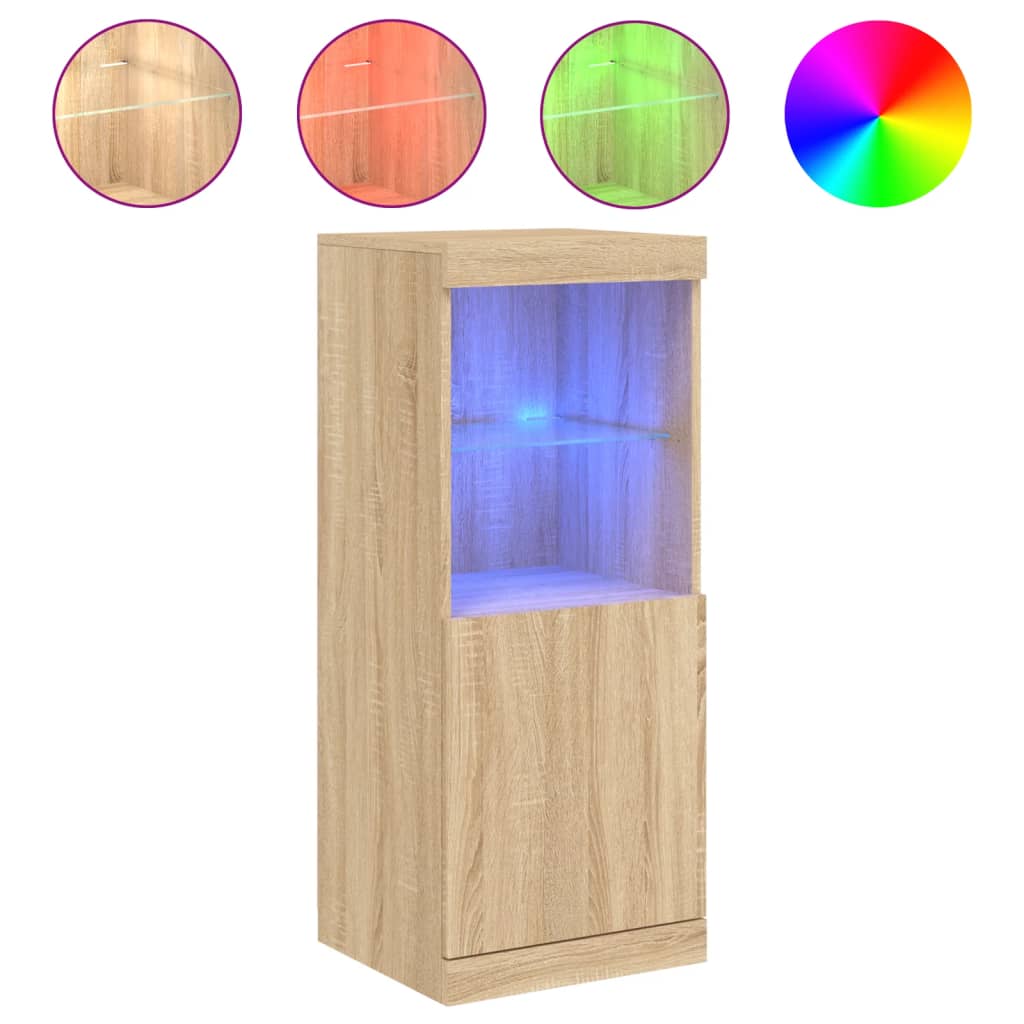 Sideboard With Led Lights 41X37X100 Cm