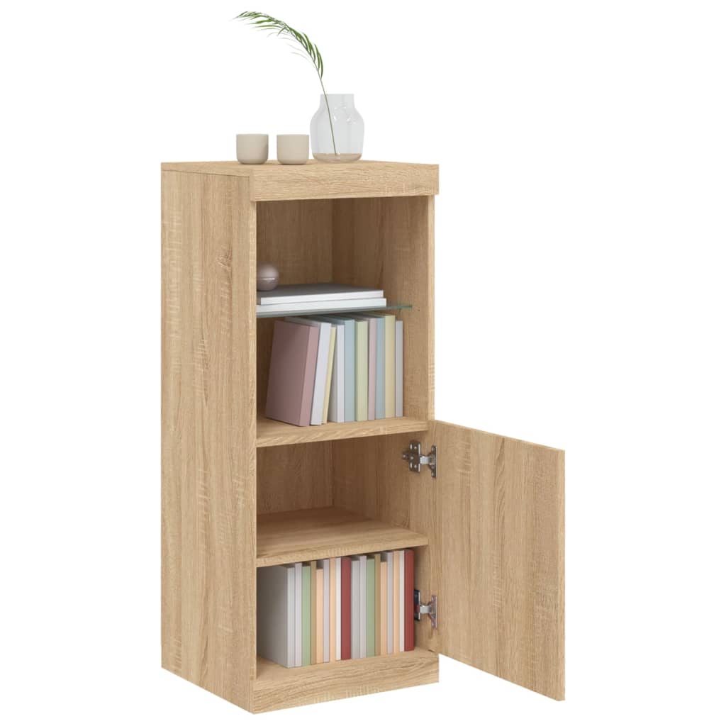 Sideboard With Led Lights 41X37X100 Cm