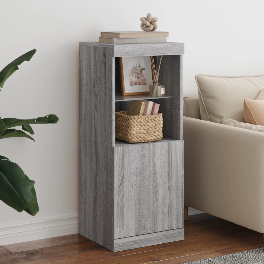 Sideboard With Led Lights 41X37X100 Cm