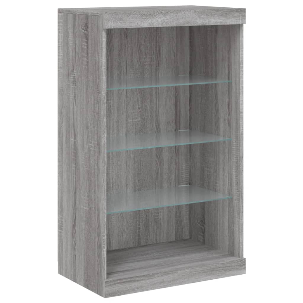 Sideboard With Led Lights 60.5X37X100 Cm