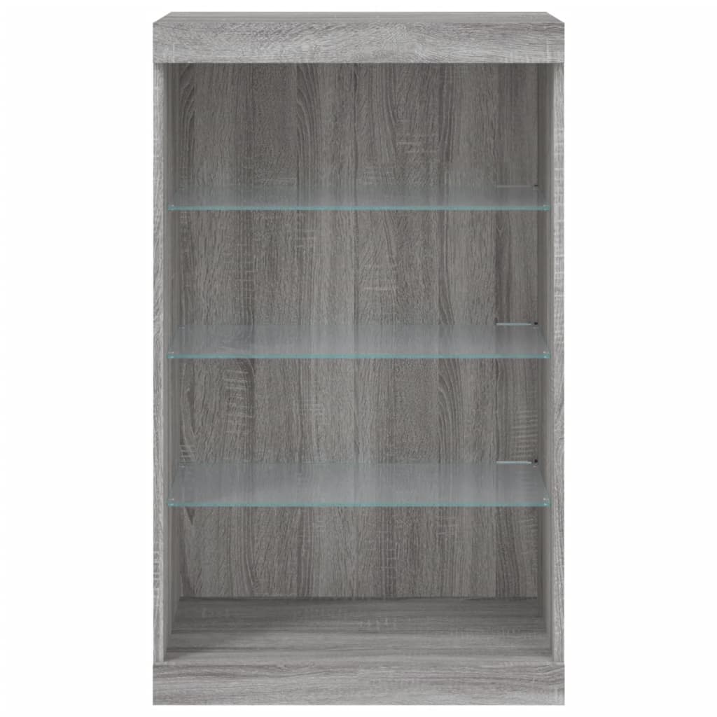Sideboard With Led Lights 60.5X37X100 Cm