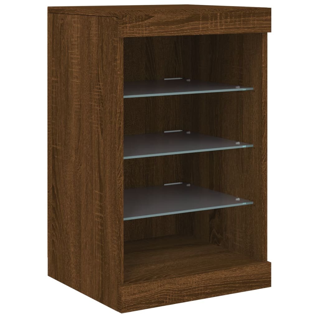 Sideboard With Led Lights 41X37X67 Cm