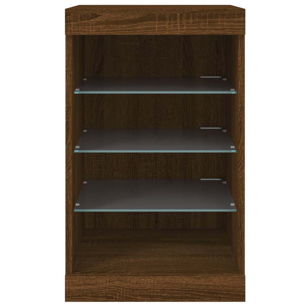 Sideboard With Led Lights 41X37X67 Cm