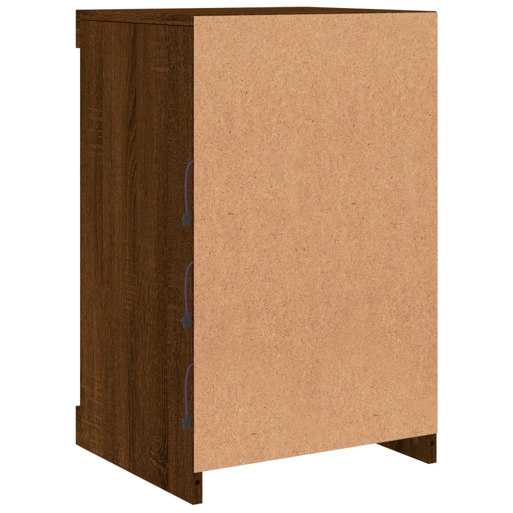 Sideboard With Led Lights 41X37X67 Cm