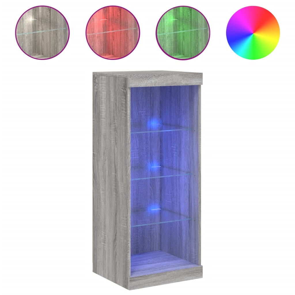 Sideboard With Led Lights 41X37X100 Cm