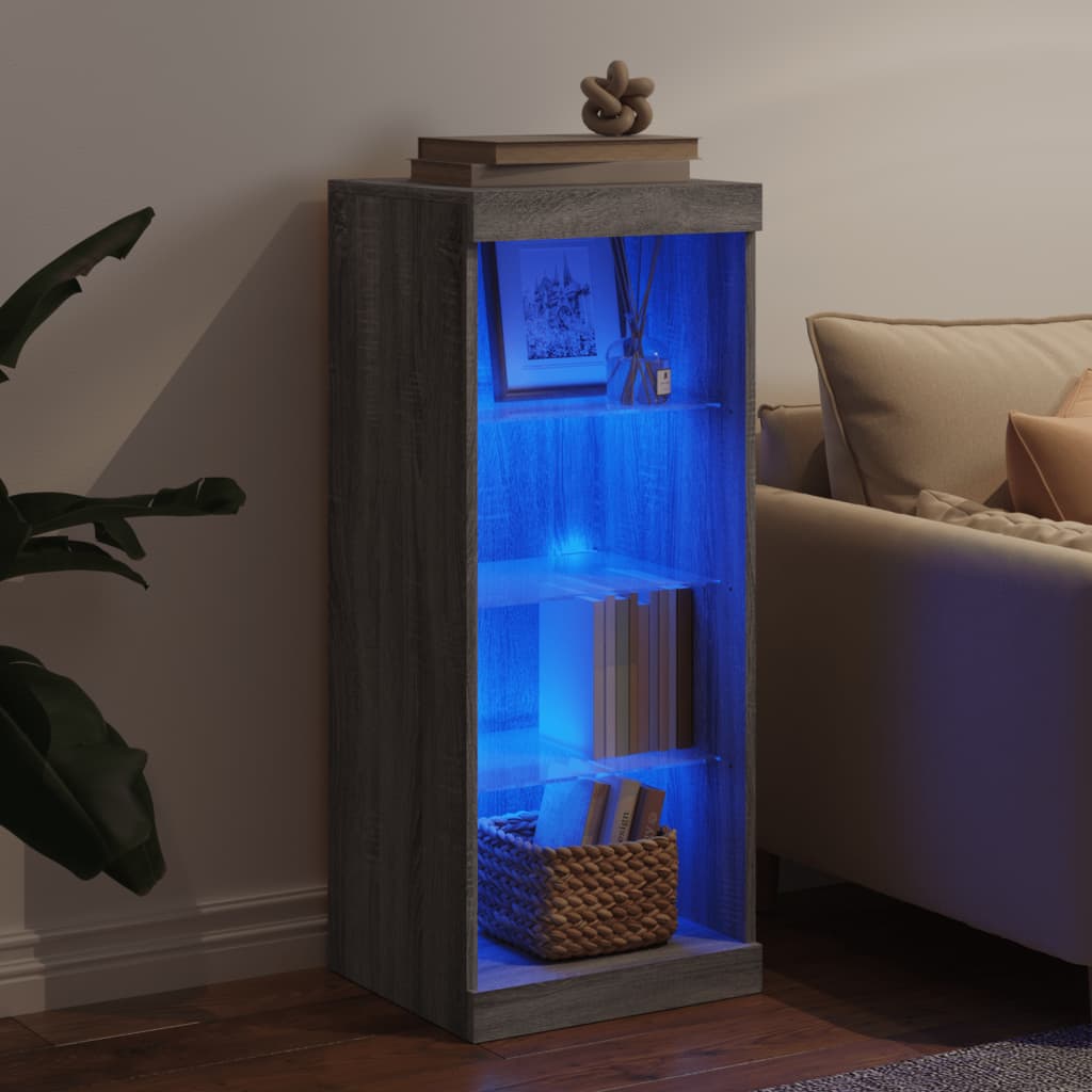 Sideboard With Led Lights 41X37X100 Cm