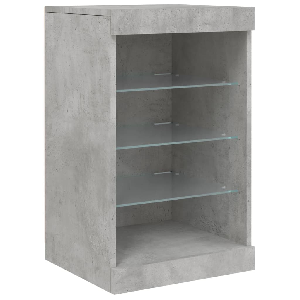 Sideboard With Led Lights 162X37X67 Cm