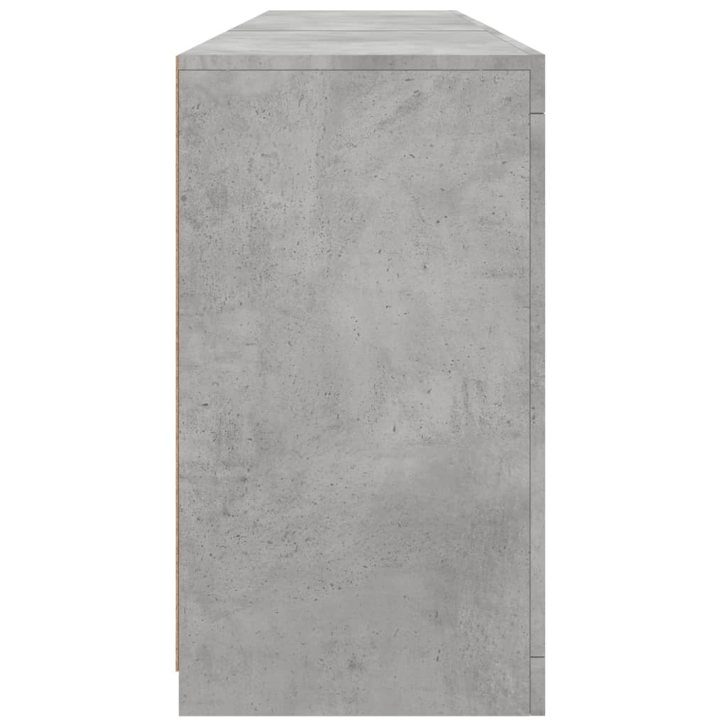 Sideboard With Led Lights 162X37X67 Cm