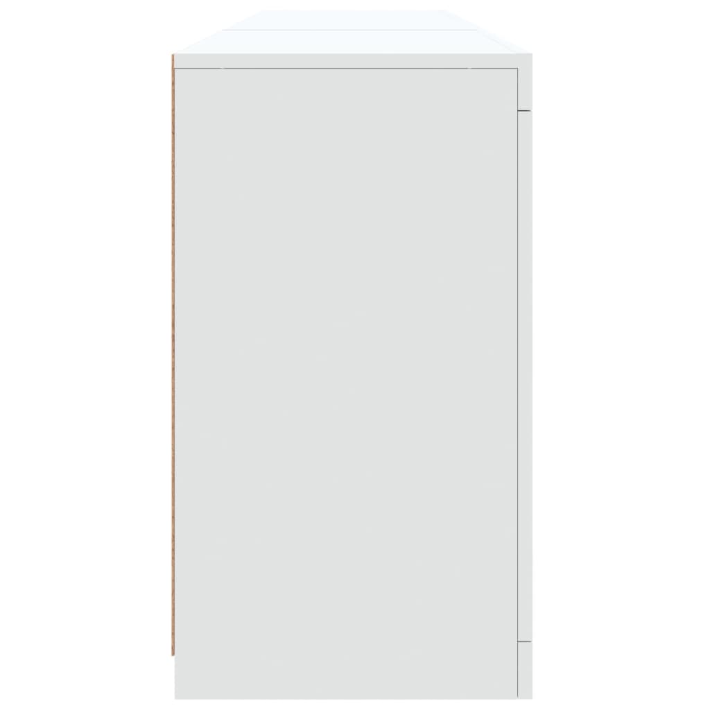 Sideboard With Led Lights 181.5X37X67 Cm