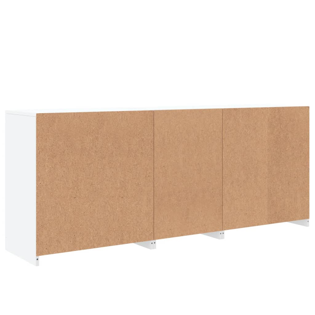 Sideboard With Led Lights 181.5X37X67 Cm