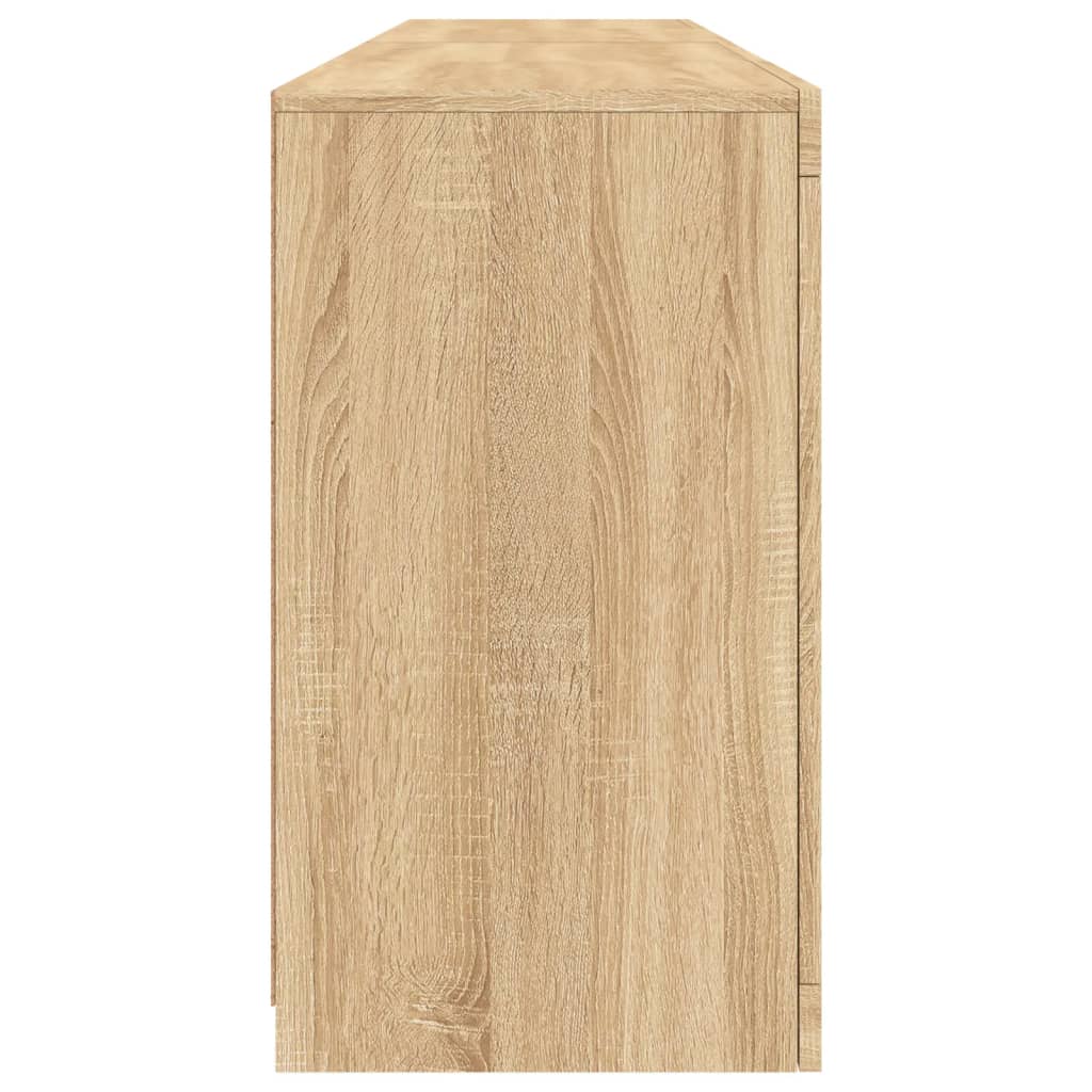 Sideboard With Led Lights 164X37X67 Cm