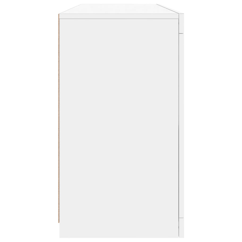 Sideboard With Led Lights 142.5X37X67 Cm