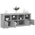 Sideboard With Led Lights 163X37X67 Cm