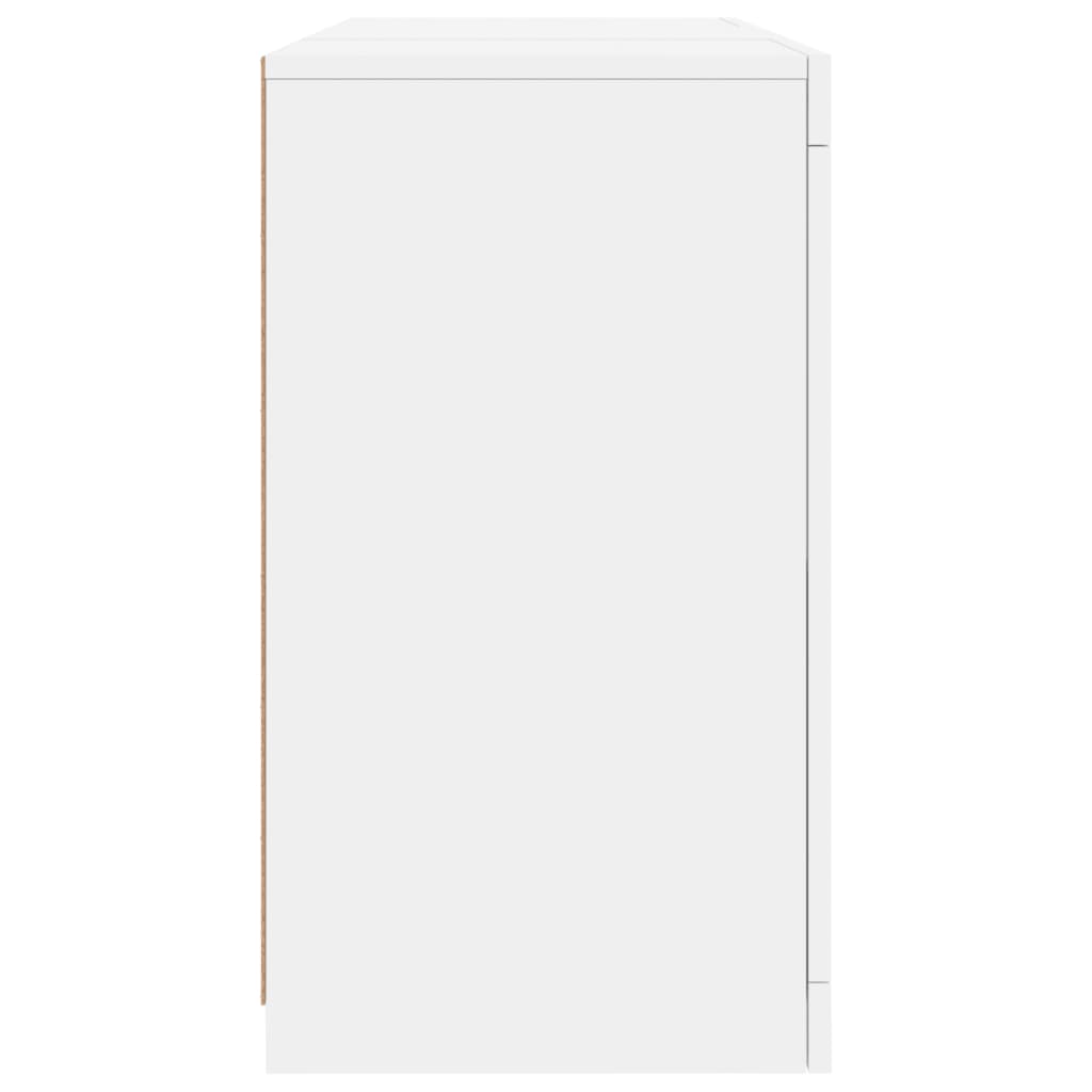 Sideboard With Led Lights 123X37X67 Cm