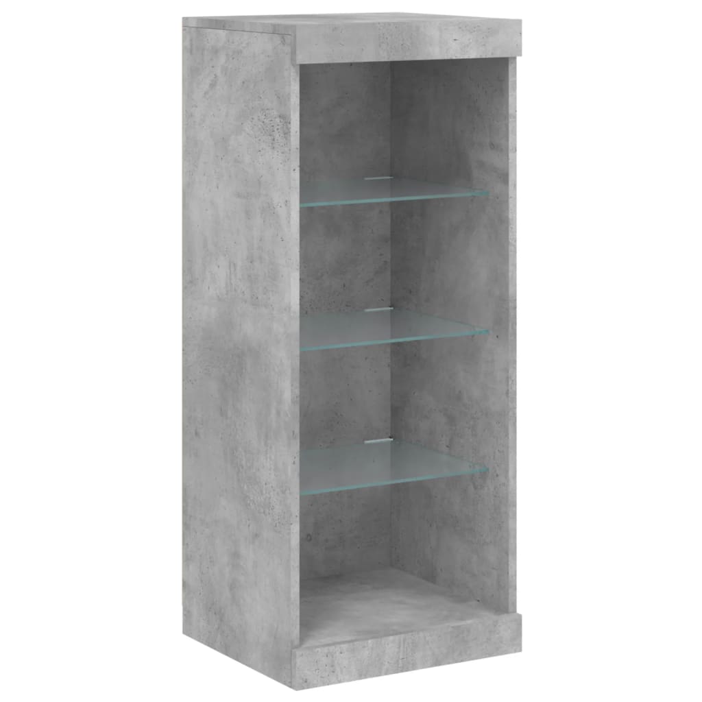 Sideboards With Led Lights 3 Pcs Engineered Wood