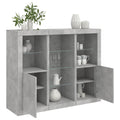 Sideboards With Led Lights 3 Pcs Engineered Wood