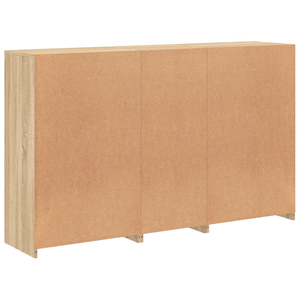 Sideboard With Led Lights 162X37X100 Cm