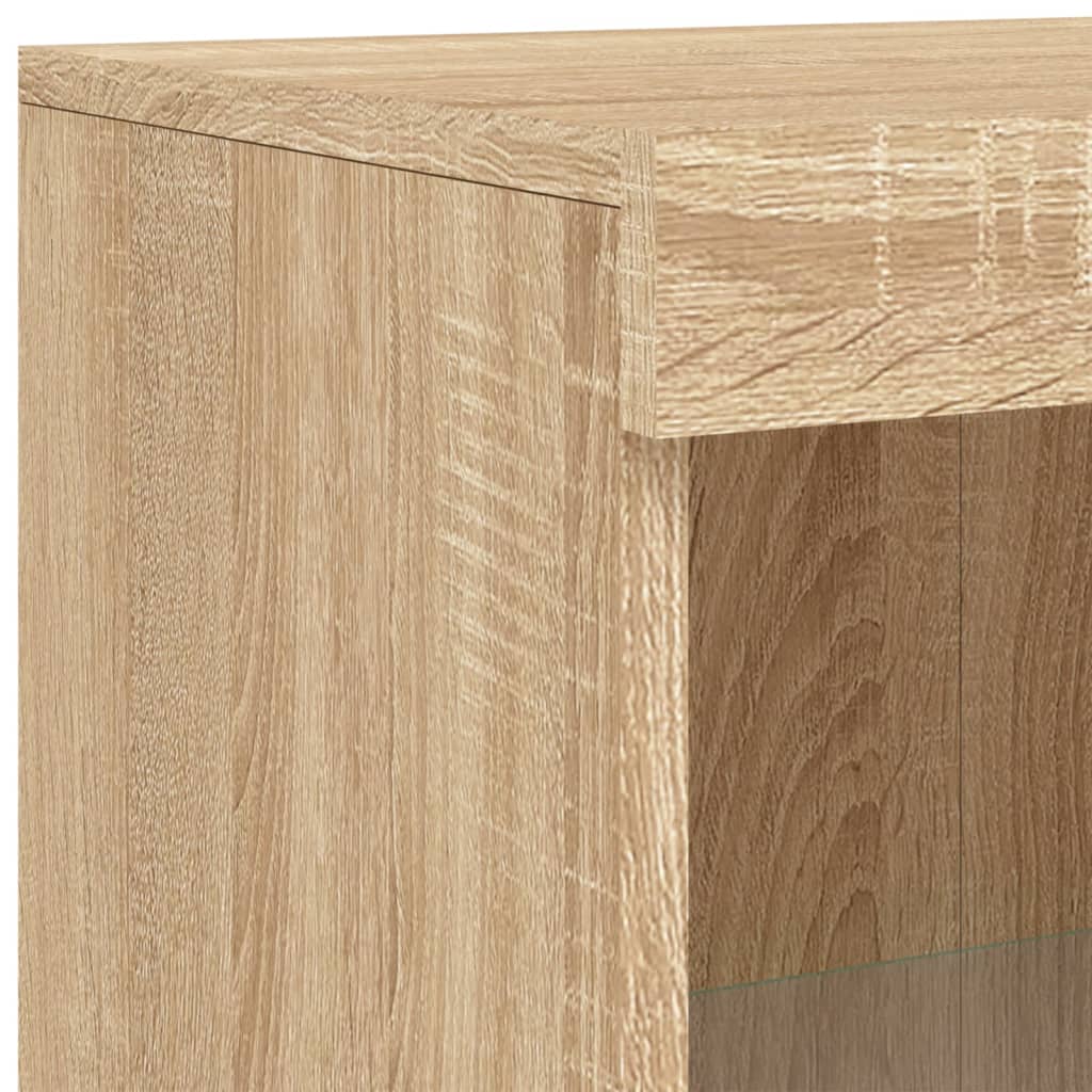 Sideboard With Led Lights 162X37X100 Cm