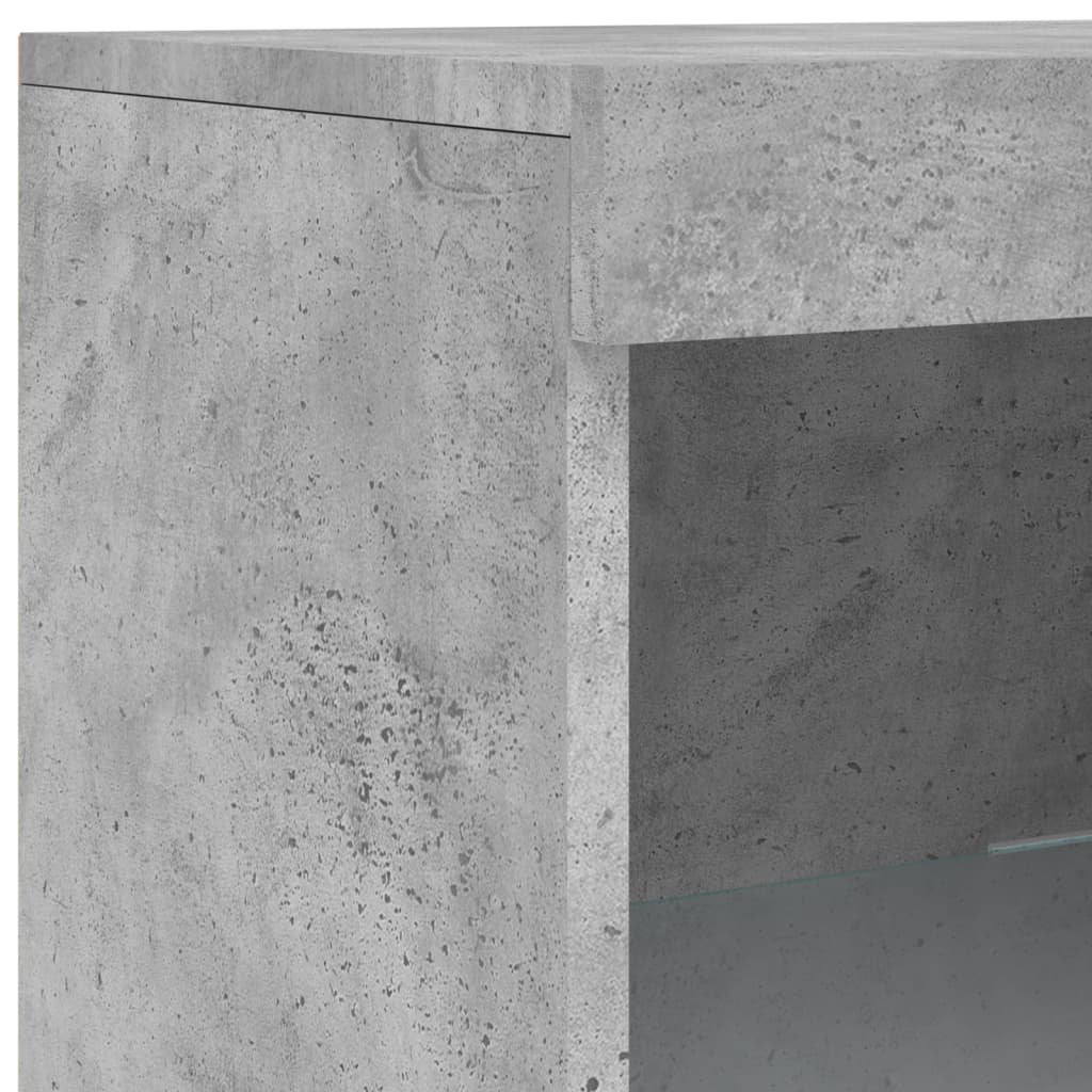 Sideboard With Led Lights 162X37X100 Cm