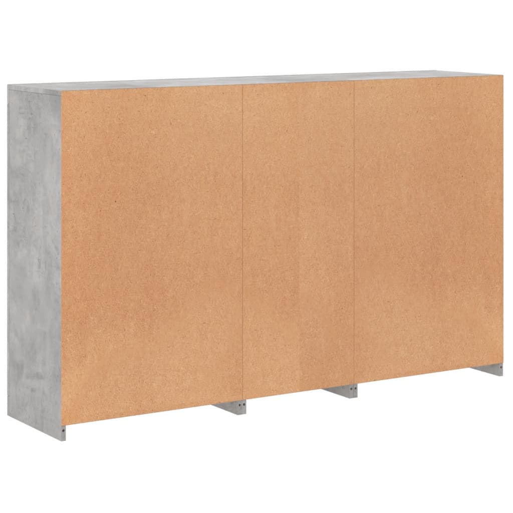 Sideboard With Led Lights 162X37X100 Cm