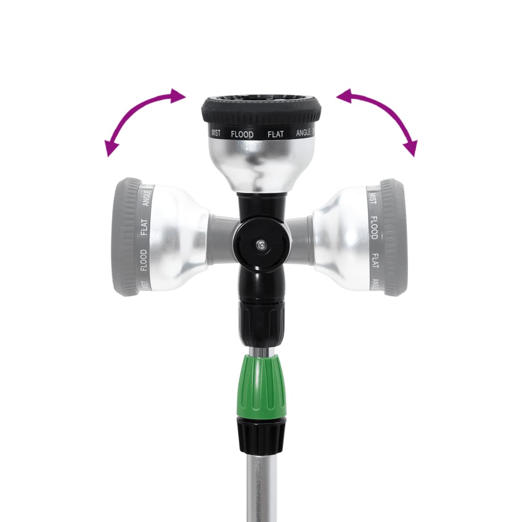 Sprinkler Systems Telescopic Spray Lance 10 Patterns 75-110 Cm Green and black