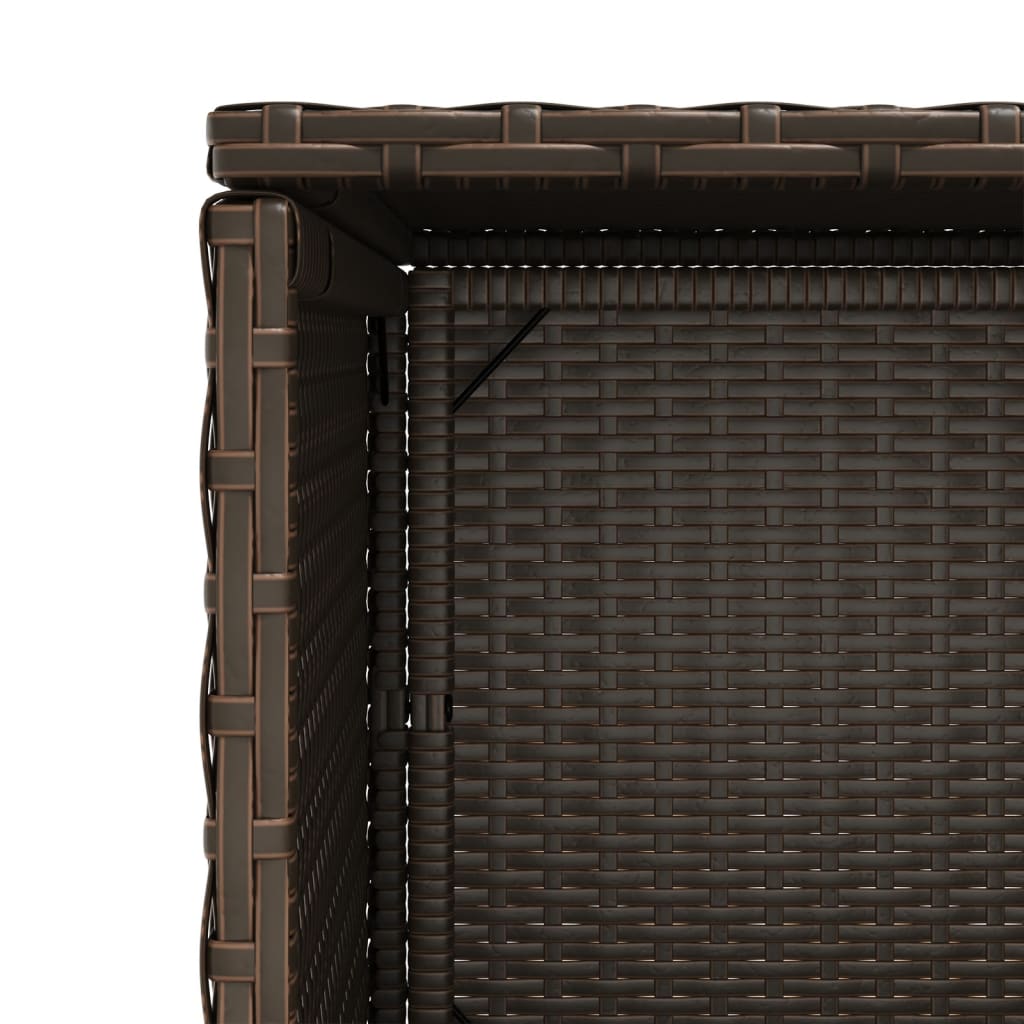 Garden Storage Cabinet 50X55X115 Cm Poly Rattan