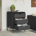 Garden Storage Cabinet Poly Rattan