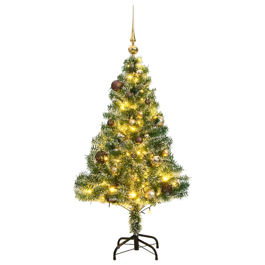 Artificial Christmas Tree Snow Flocked With Led Light