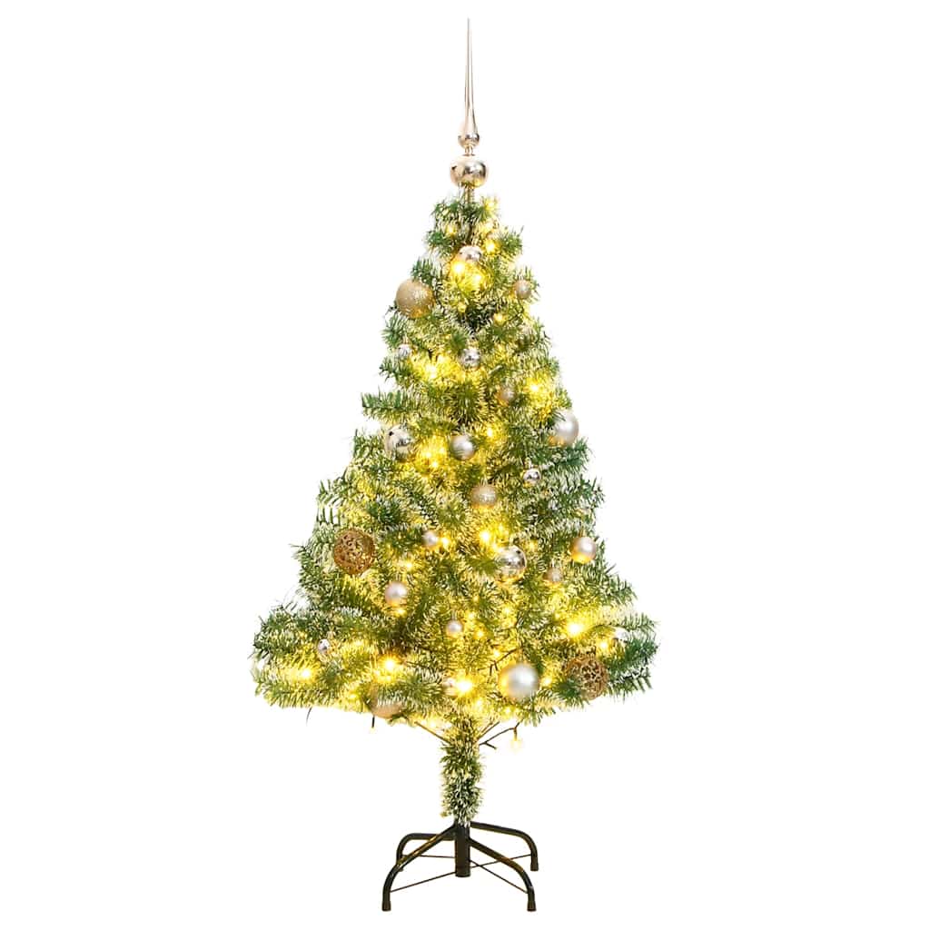 Artificial Christmas Tree Snow Flocked With Led Light
