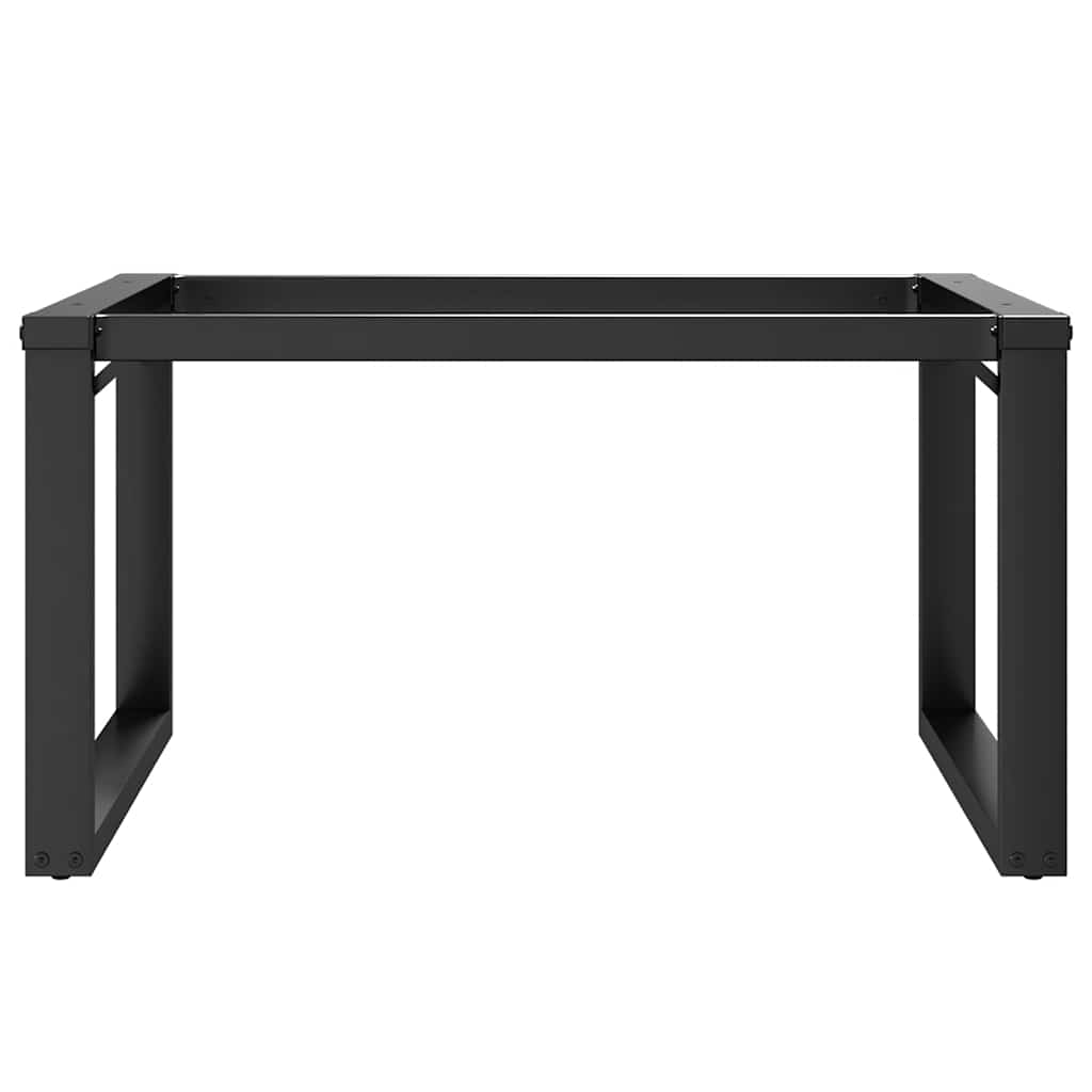 Table Legs Coffee O Frame Steel 70x60x43cm Industrial Heavy Duty Black LED 70 cm
