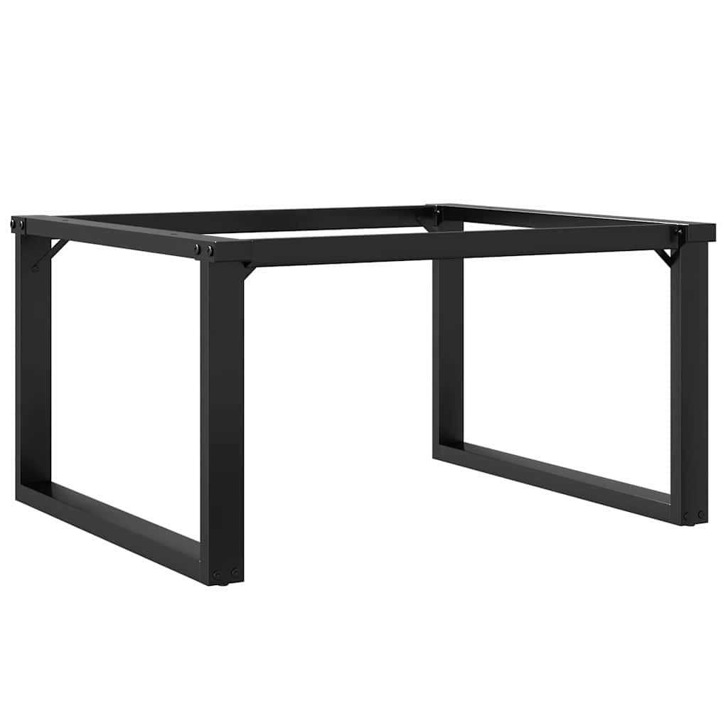 Table Legs Coffee O Frame Steel 70x60x43cm Industrial Heavy Duty Black LED 70 cm