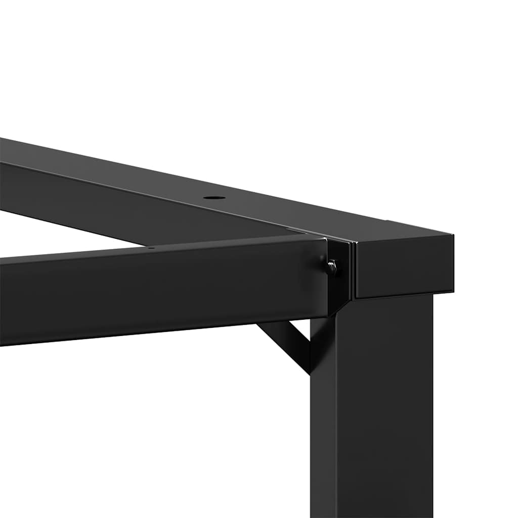 Table Legs Coffee O Frame Steel 70x60x43cm Industrial Heavy Duty Black LED 70 cm