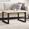Table Legs Coffee O Frame Steel 70x60x43cm Industrial Heavy Duty Black LED 70 cm