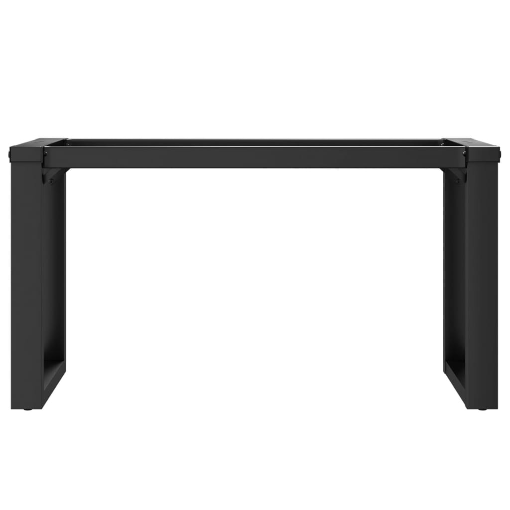 Table Legs Coffee O-Frame 70X30X43 Cm Steel Black Powder-coated steel LED 70 cm