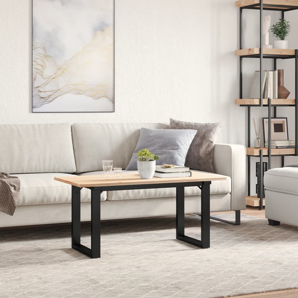 Coffee Table Legs O-Frame 80X40X43 Cm Steel
