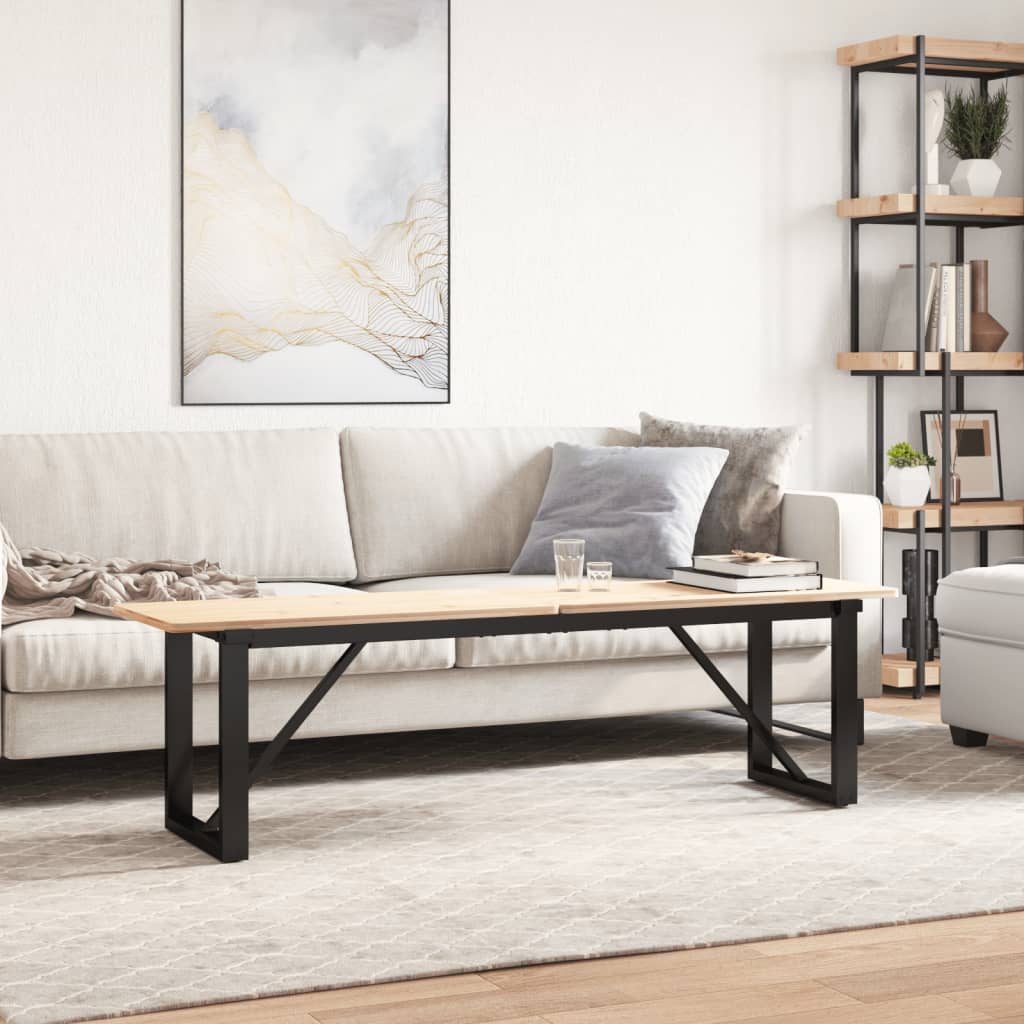 Coffee Table Legs O-Frame 140X30X43 Cm Steel