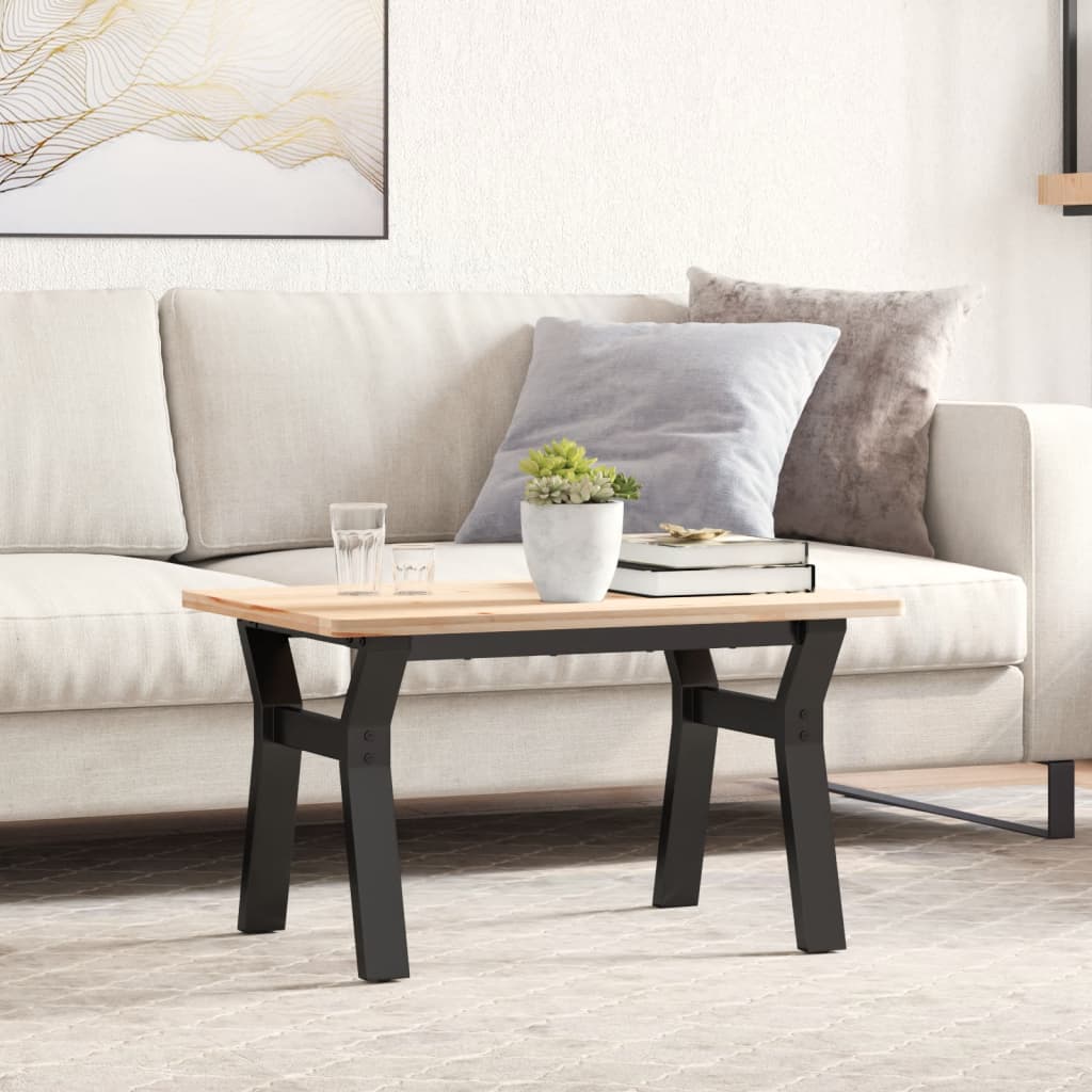 Table Legs Coffee Y-Frame 60X40X38 Cm Steel Black Powder-coated steel LED 60 cm