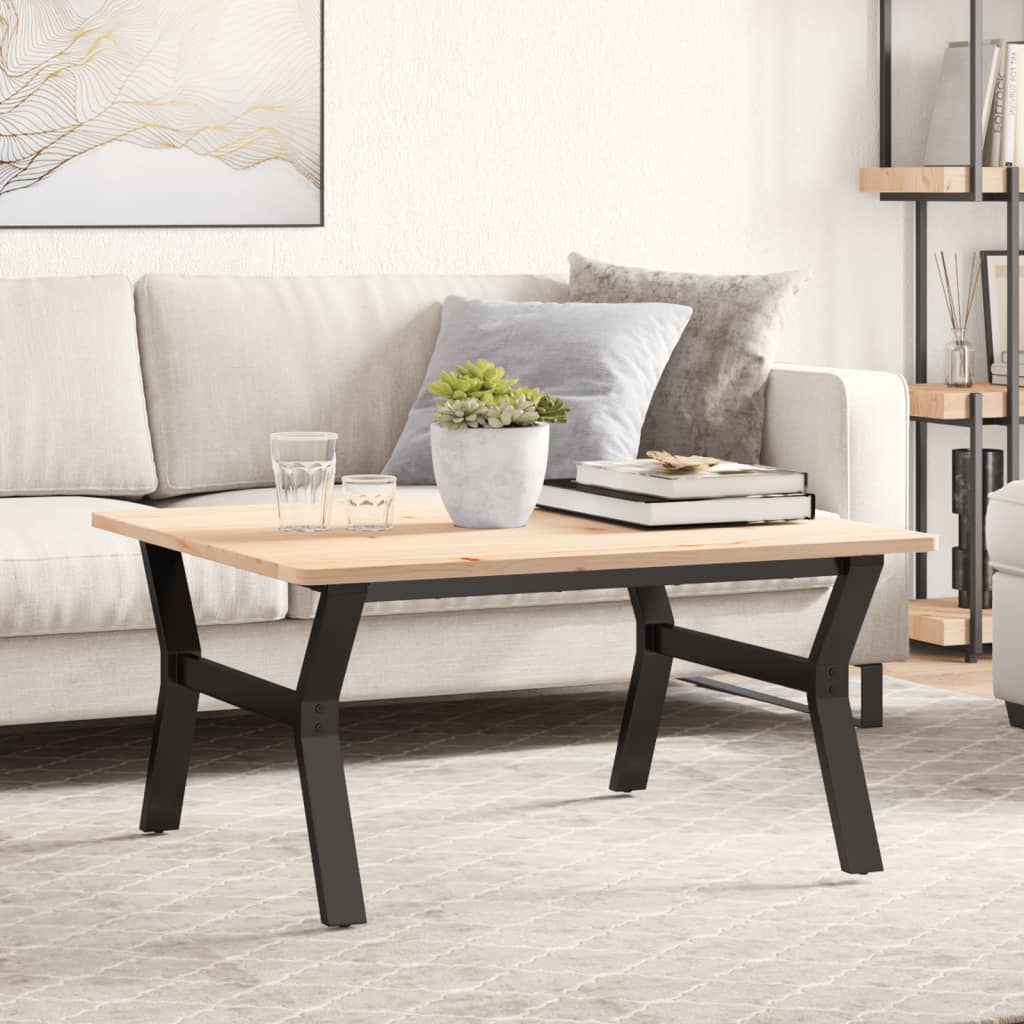 Coffee Table Legs Y-Frame 80X70X43 Cm Steel