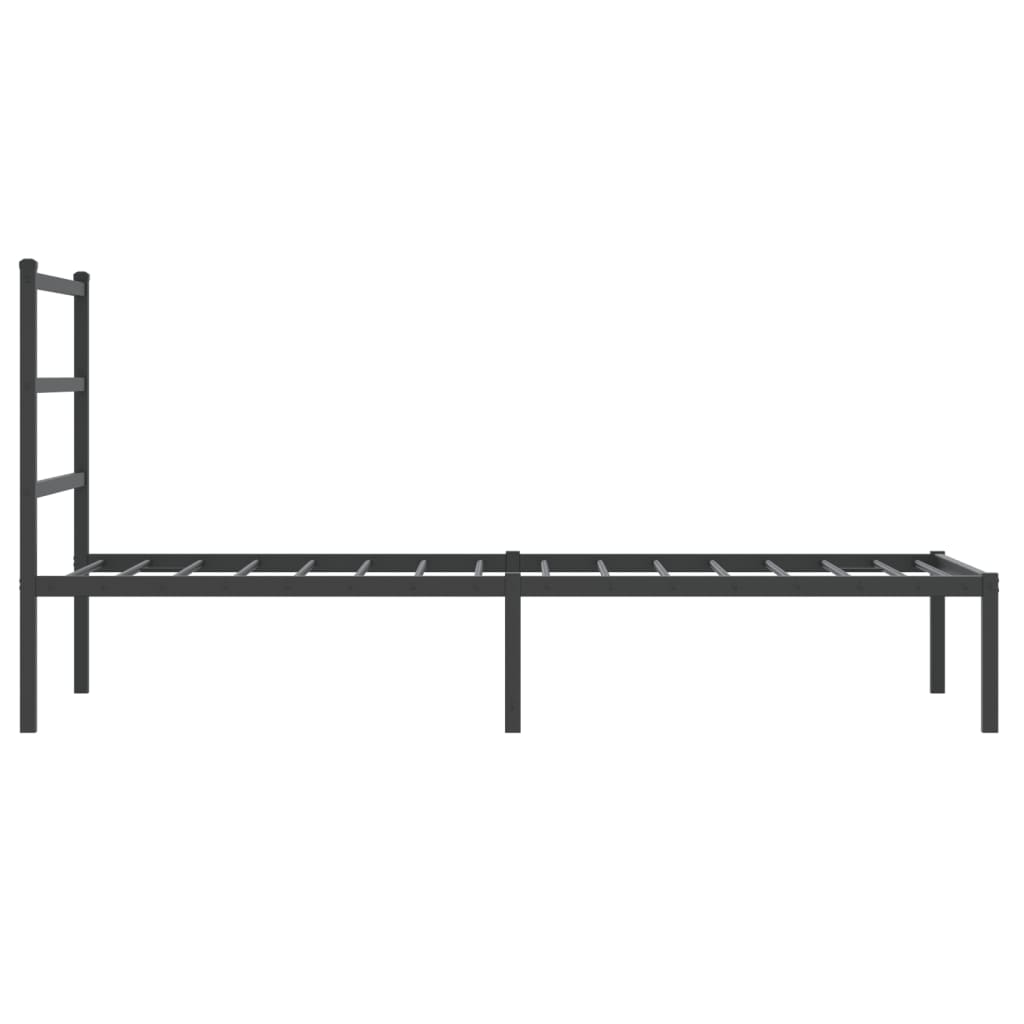 Metal Bed Frame Without Mattress 90X190Cm