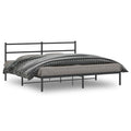 Metal Bed Frame Without Mattress 90X190Cm