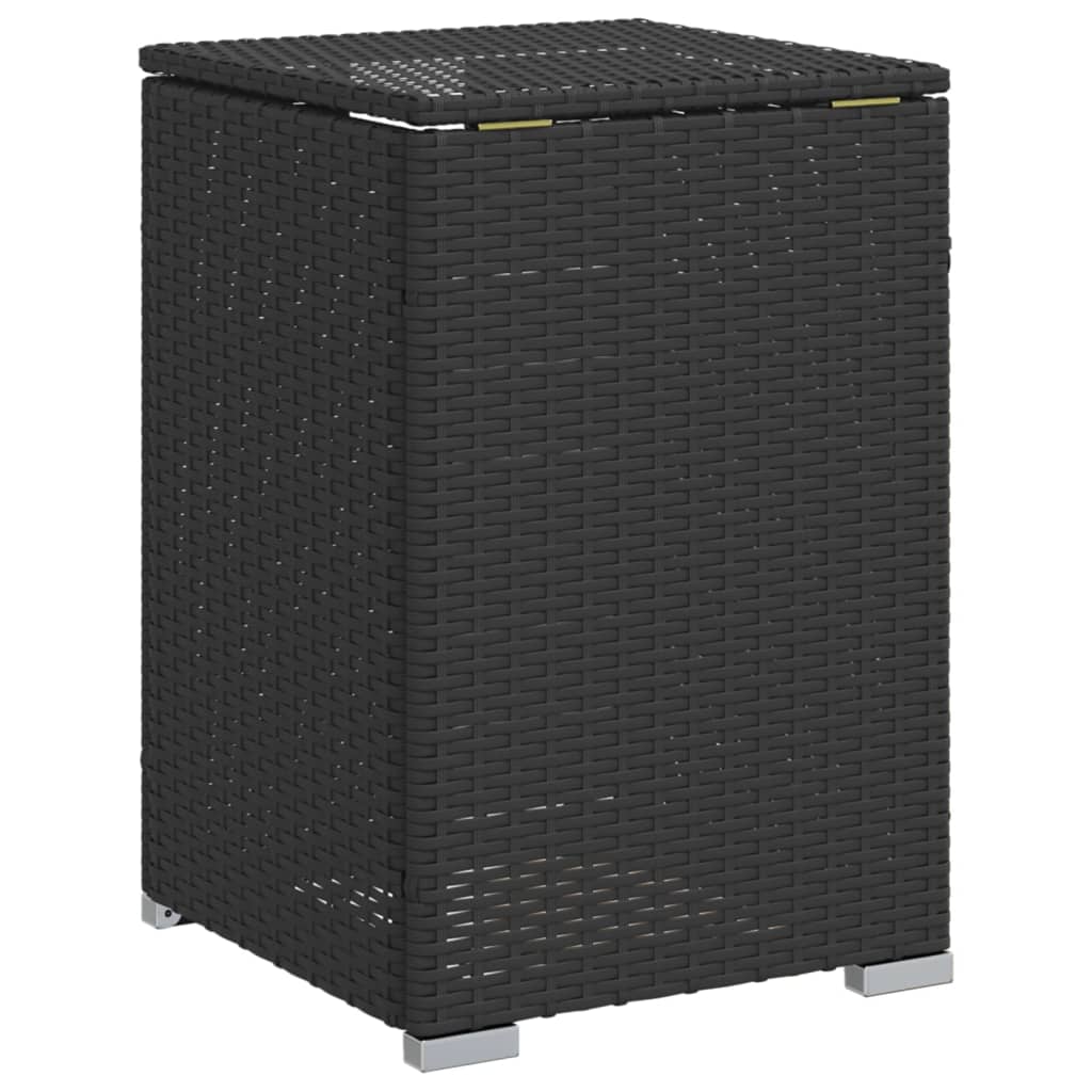 Outdoor Table Propane Tank Cover 40X40X60 Cm Poly Rattan brown grey beige black