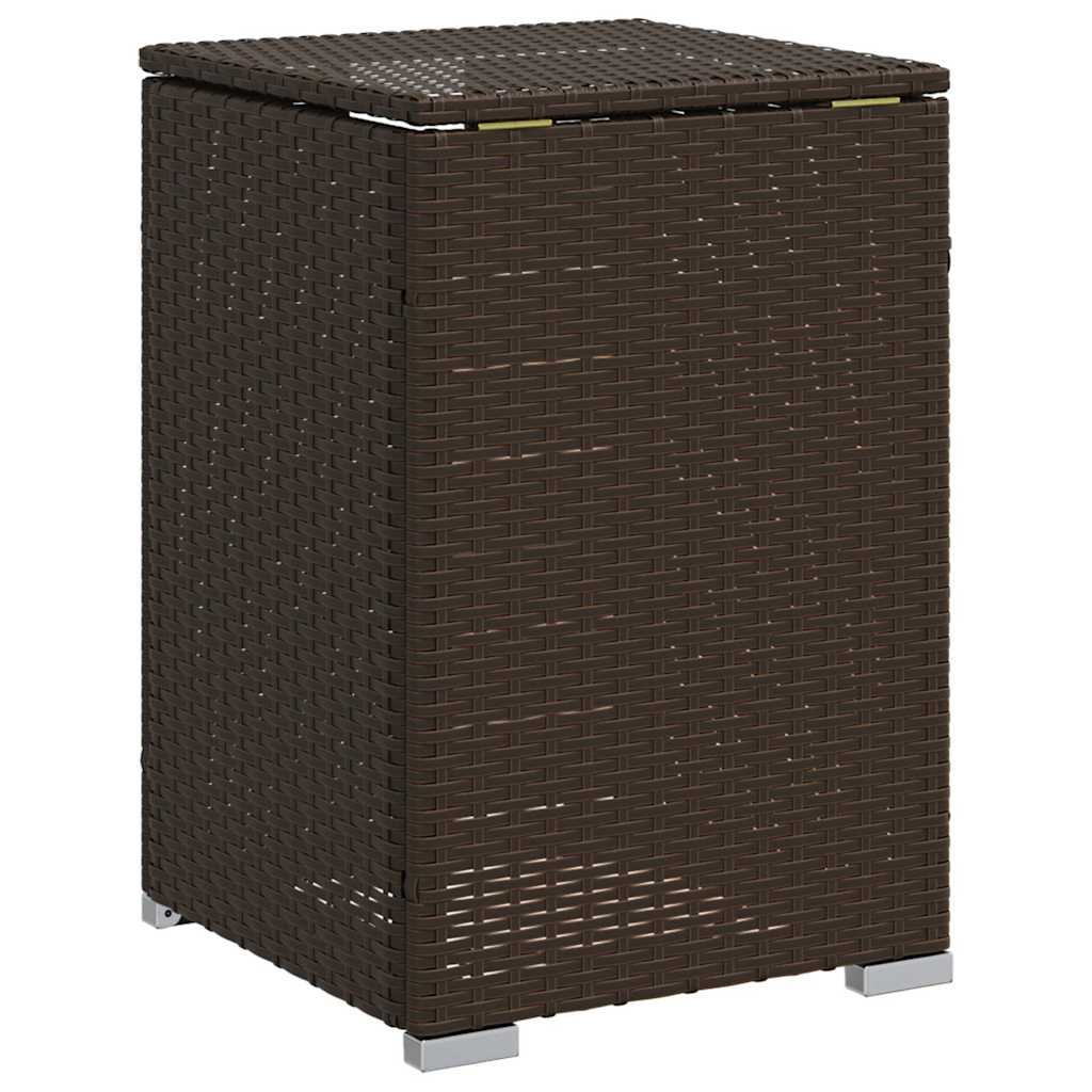 Outdoor Table Propane Tank Cover 40X40X60 Cm Poly Rattan brown grey beige black