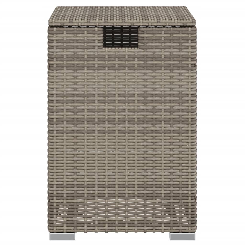 Propane Tank Cover Table 40X40X60 Cm Poly Rattan