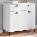 Sideboard Viken 80X40X80 Cm Engineered Wood black anthracite white plastic