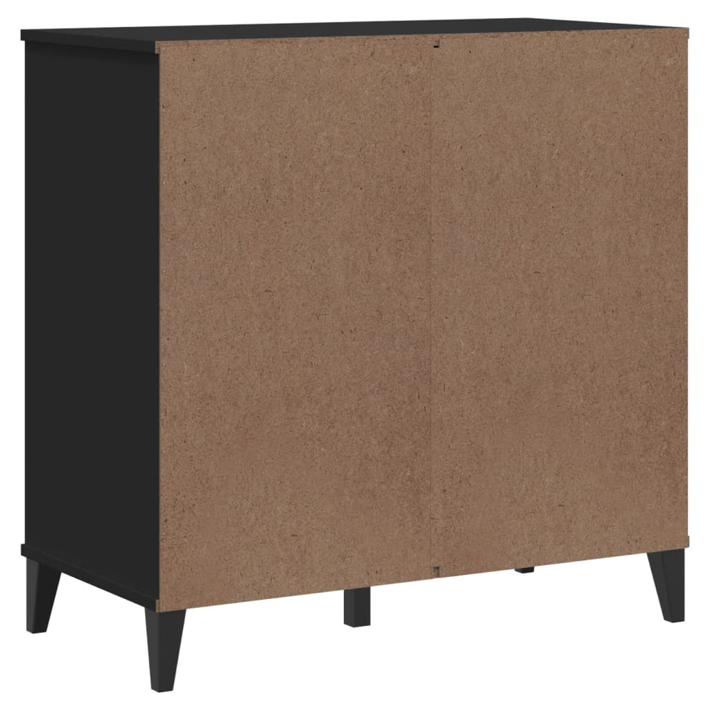 Sideboard Viken 80X40X80 Cm Engineered Wood black anthracite white plastic