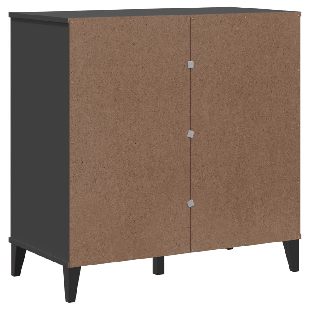 Sideboard Viken Grey 80X40X80 Cm Engineered Wood